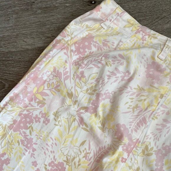 Gloria Vanderbilt Pastel Floral Grandma Core Capris SZ 12 90’s - Picture 11 of 14